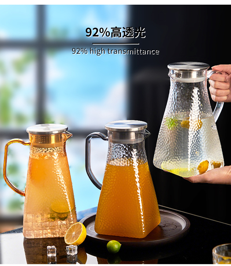耐高温亚克力扎壶大容量凉水壶酒店餐厅商用果汁饮料壶防摔泡茶壶详情19