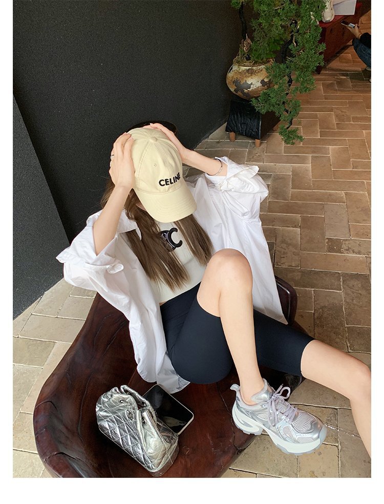 厚底银色老爹鞋女2025春夏新款透气增高网红炸街ins潮休闲运动鞋详情23