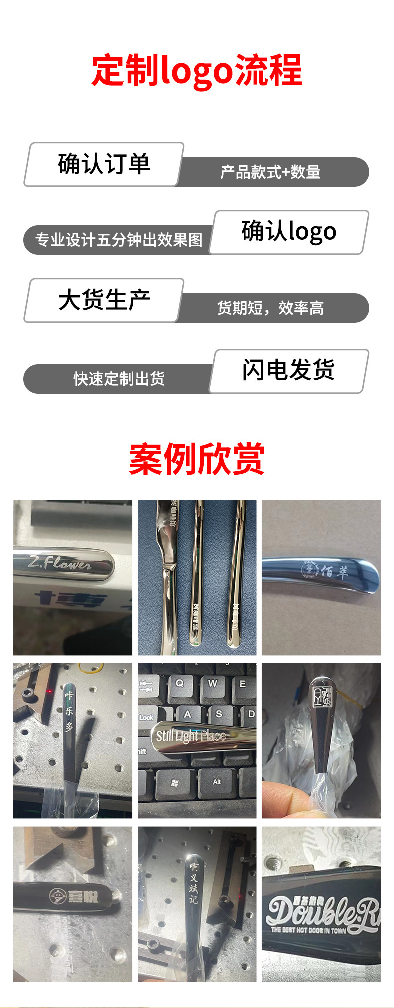 304不锈钢勺子家用高档精致调羹吃饭西餐高颜值长柄加深汤勺手柄详情8