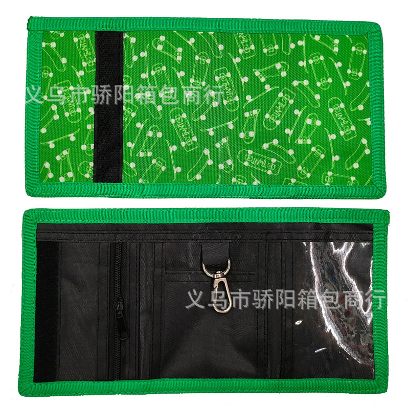 数码印花儿童钱包男生 学生折叠卡通零钱包 动漫拉链可爱女生钱夹收纳卡包详情15