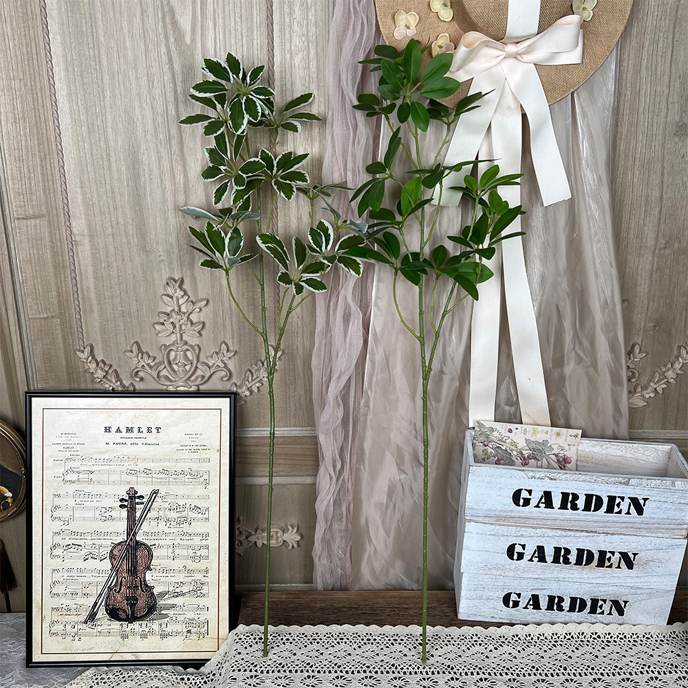 鸭嘴木仿真绿植发财叶单枝客厅装饰婚礼摆件园艺盆栽宠物绿植配件详情8