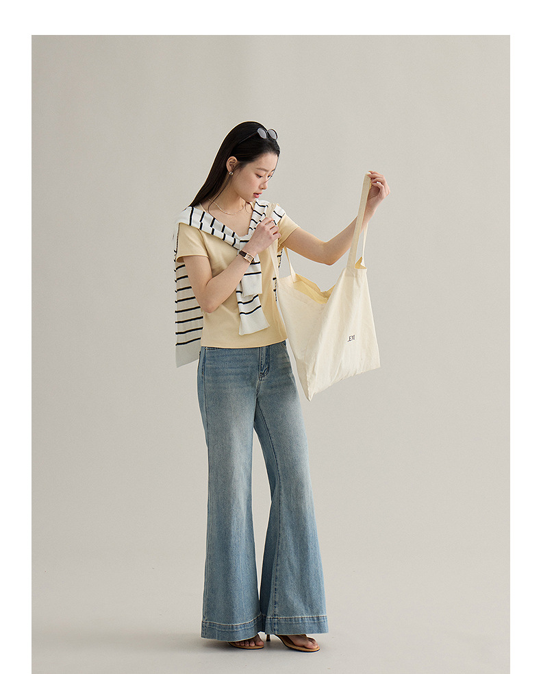 【 Blockbuster B: Super Comfortable Double-collar T-shirt with Upgraded Fabric 】 Spring short-sleeved T-shirt pic 62