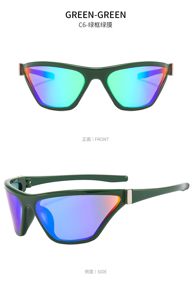 酷女凹造型方框时髦街拍ins网红同款太阳眼镜 中性墨镜新款太阳镜详情18