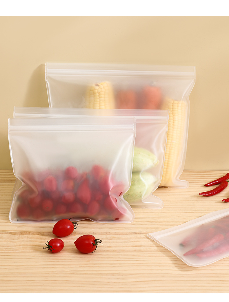 EVA food preservation bags, refrigerator food storage bags, fruit and vegetable sealing bags, reusable food portioning bags pic 14