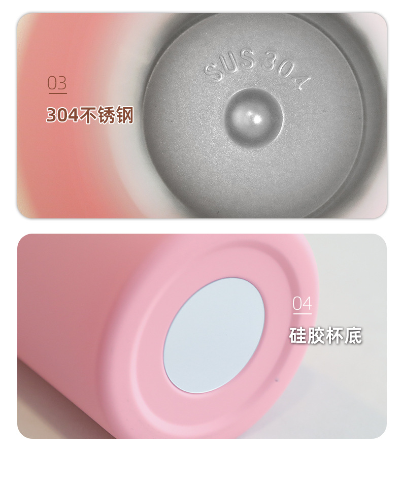 大容量304不锈钢小口瓶保温杯 运动水壶 车载便携磨砂水杯750ml详情11
