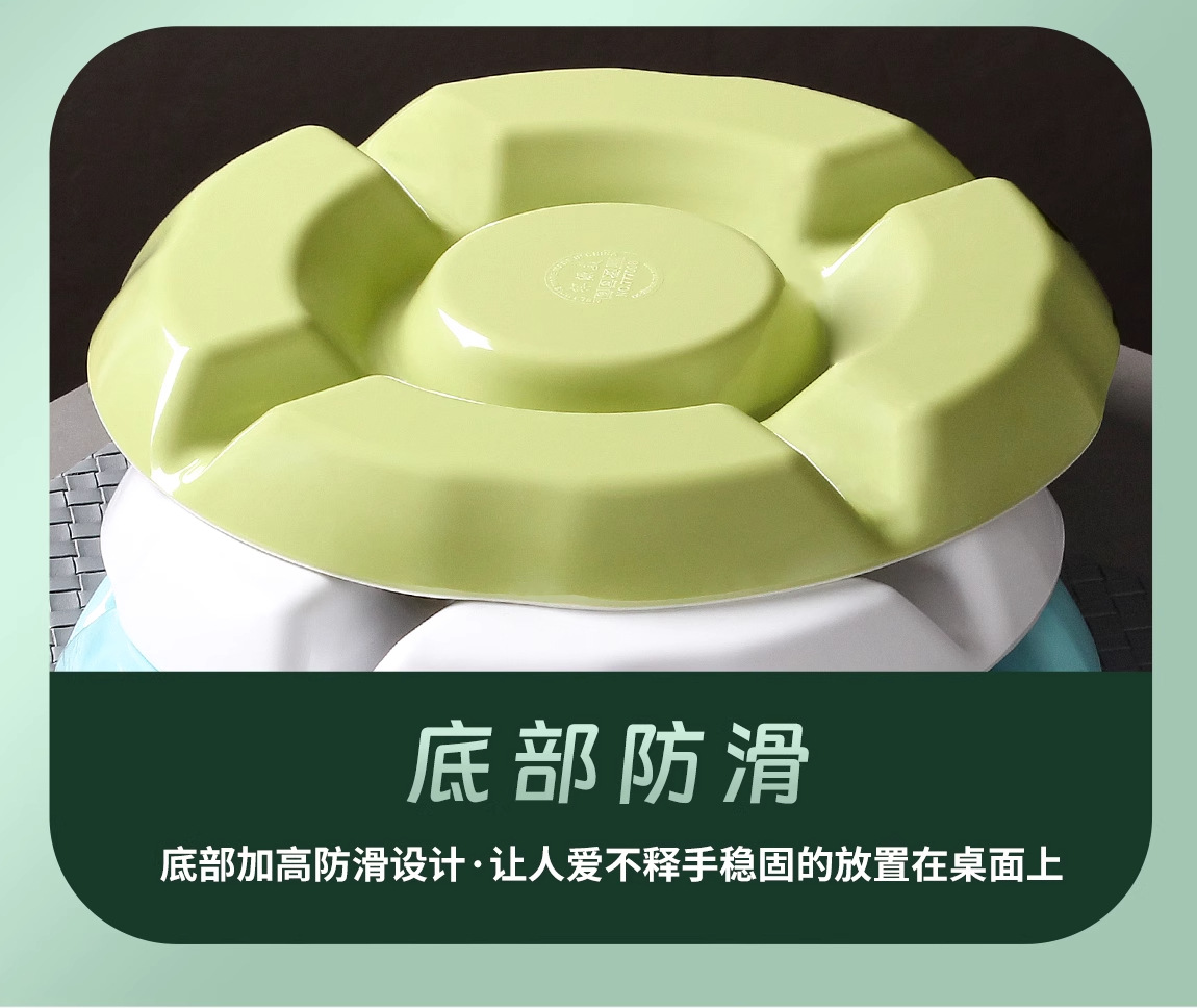 Melamine compartmentalized plates, commercial Shunde raw fish compartmentalized seasoning plates, imitation porcelain snack and dim sum five-compartment platters, cold dish plates pic 10