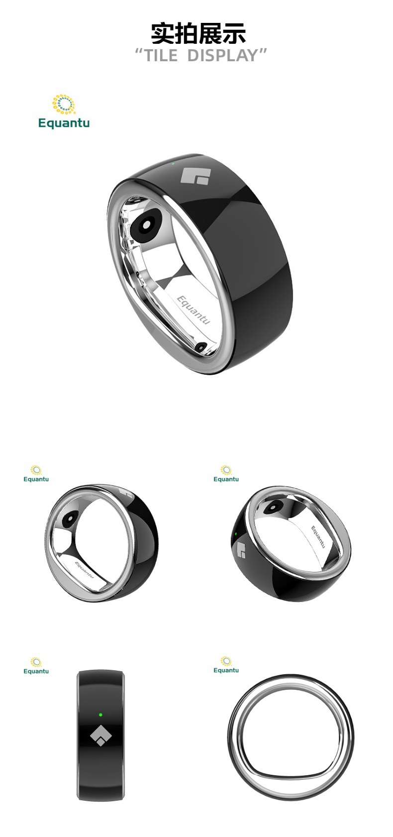 Digital counter Bluetooth smart ring, electronic counter, time reminder smart ring pic 5
