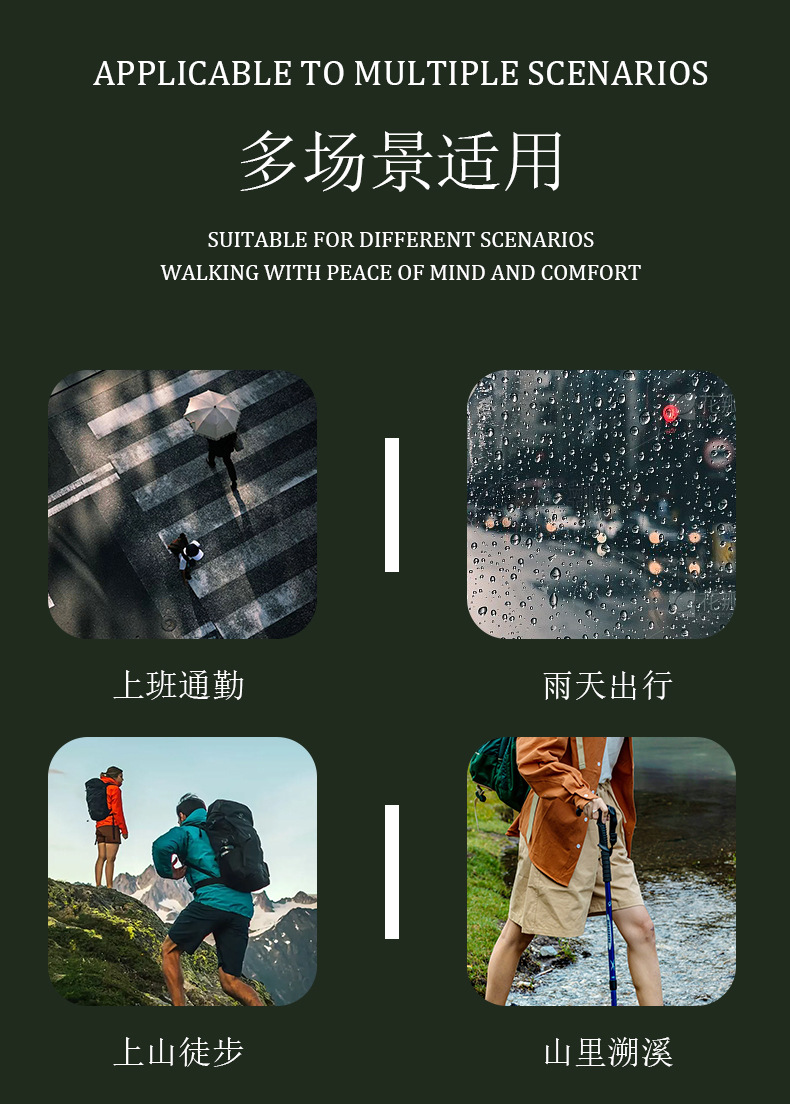 跨境时尚中高筒雨鞋女固定棉保暖户外露营百搭雨靴厚底耐磨工作鞋详情5