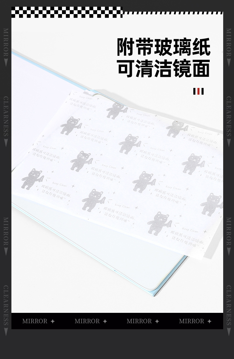 迪士尼正版化妆镜折叠梳妆镜随身便携小镜子台式宿舍桌面美妆镜详情7