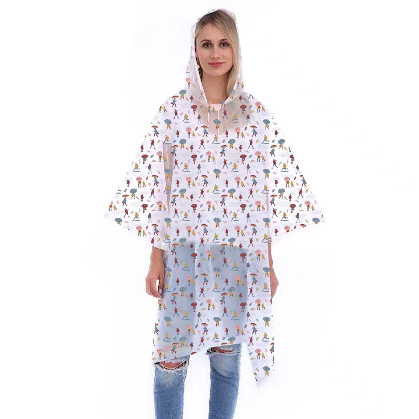 天幕三合一斗篷雨衣成人户外徒步旅游钓鱼多功能登山超轻便携雨披详情18