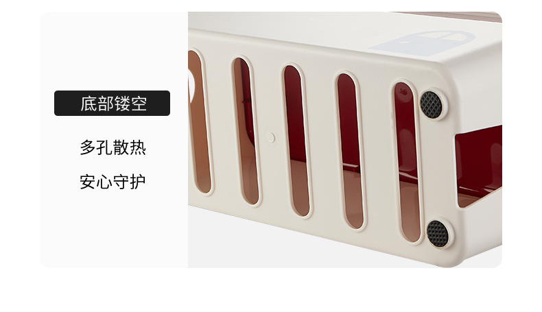 Power strip, power board, storage box, wire organization, socket, wire collection, cable manager, power supply, power strip, decorative and shielding wonder pic 13