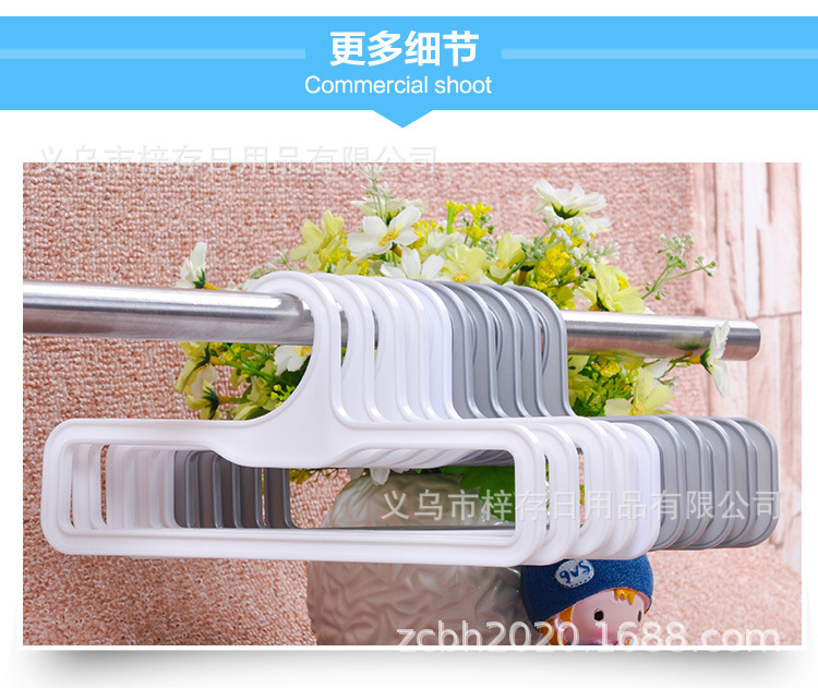 塑料长方形浴巾架成人儿童围巾架商场超市毛巾架专卖店厂家批发详情7