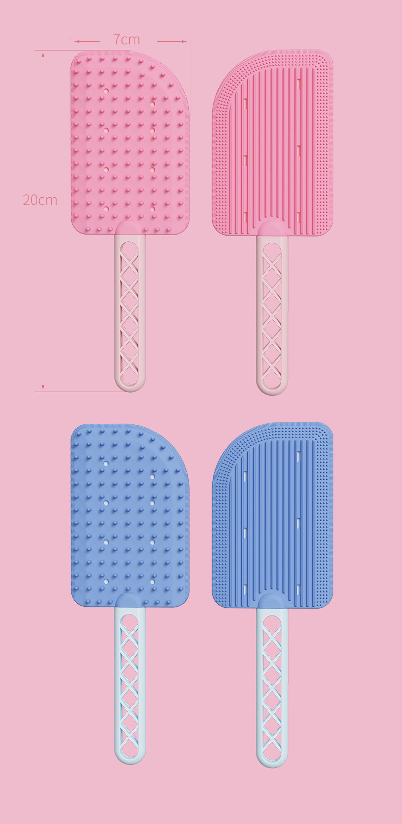 Cat pet floating hair comb brush hair massage to remove floating hair cat comb. The cat comb is brushed on both sides for easy cleaning of the hair scraper pic 15