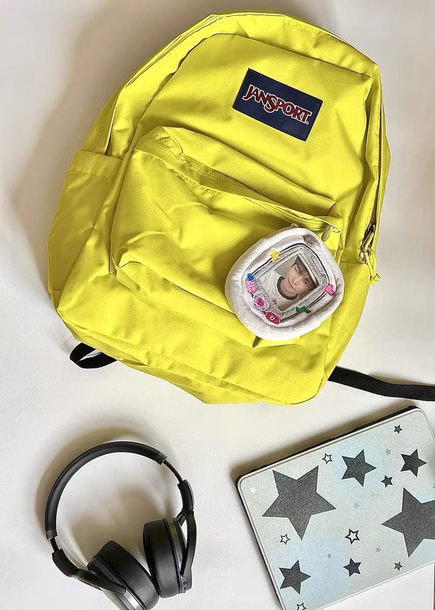 跨境外贸JANSPORT双肩包学生书包男女款背包蝶漾青漾雾霾蓝可代发详情33