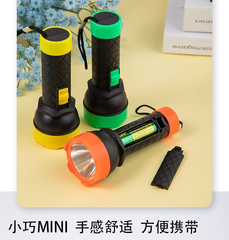 Factory direct sales of handheld mini flashlights with replaceable batteries and No. 5 batteries. Portable small flashlights for student dormitories pic 2