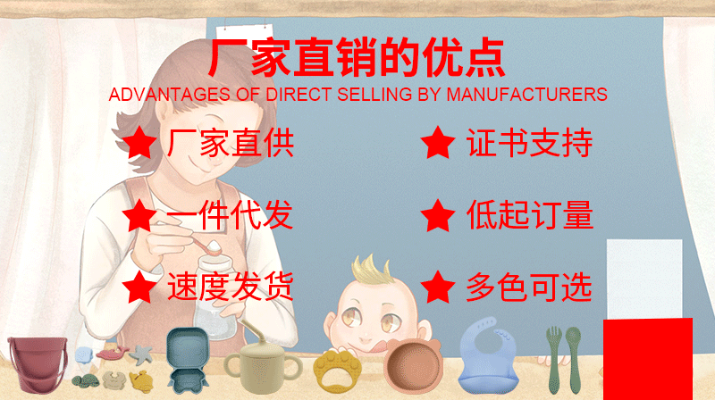 儿童食品级硅胶水杯防摔学饮杯宝宝防漏不变形喂养训练硅胶直饮杯详情1