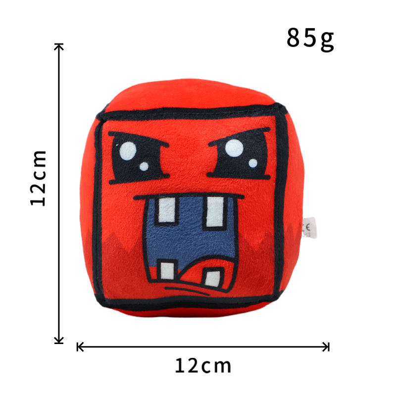 New cross-border geometry dash plush geometry Dash game plush toy doll pillow pic 7