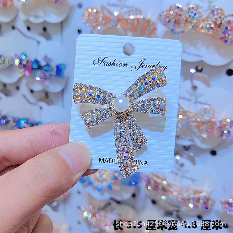 蝴蝶合金饰品高级感简约百搭高档胸针防走光别针胸花衣饰配饰批发详情5