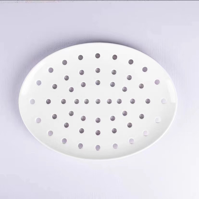陶瓷多孔蒸盘蒸海鲜创意商用饺子盘盘圆形蒸碟蒸鱼蒸包子沥水盘子详情20