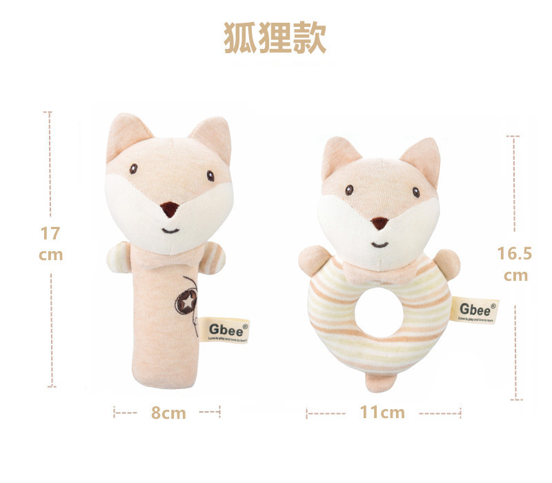 New organic cotton hand rattle for babies and infants, baby comfort rattle, 0-1 year old baby rattle, bed bell pendant pic 18