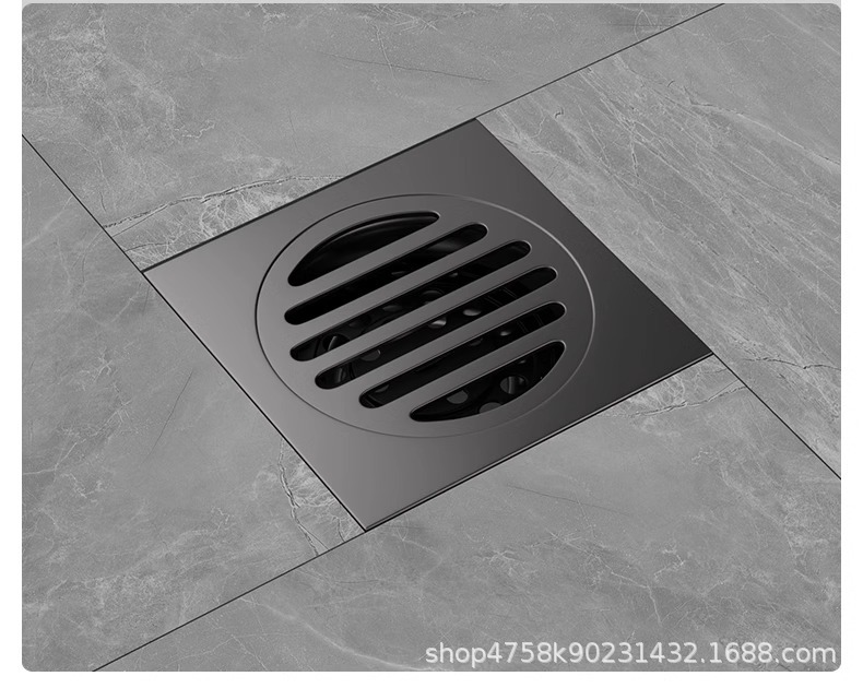 不锈钢密封防臭地漏卫生间下水道地漏厨房浴室洗衣机排水方形地漏详情31