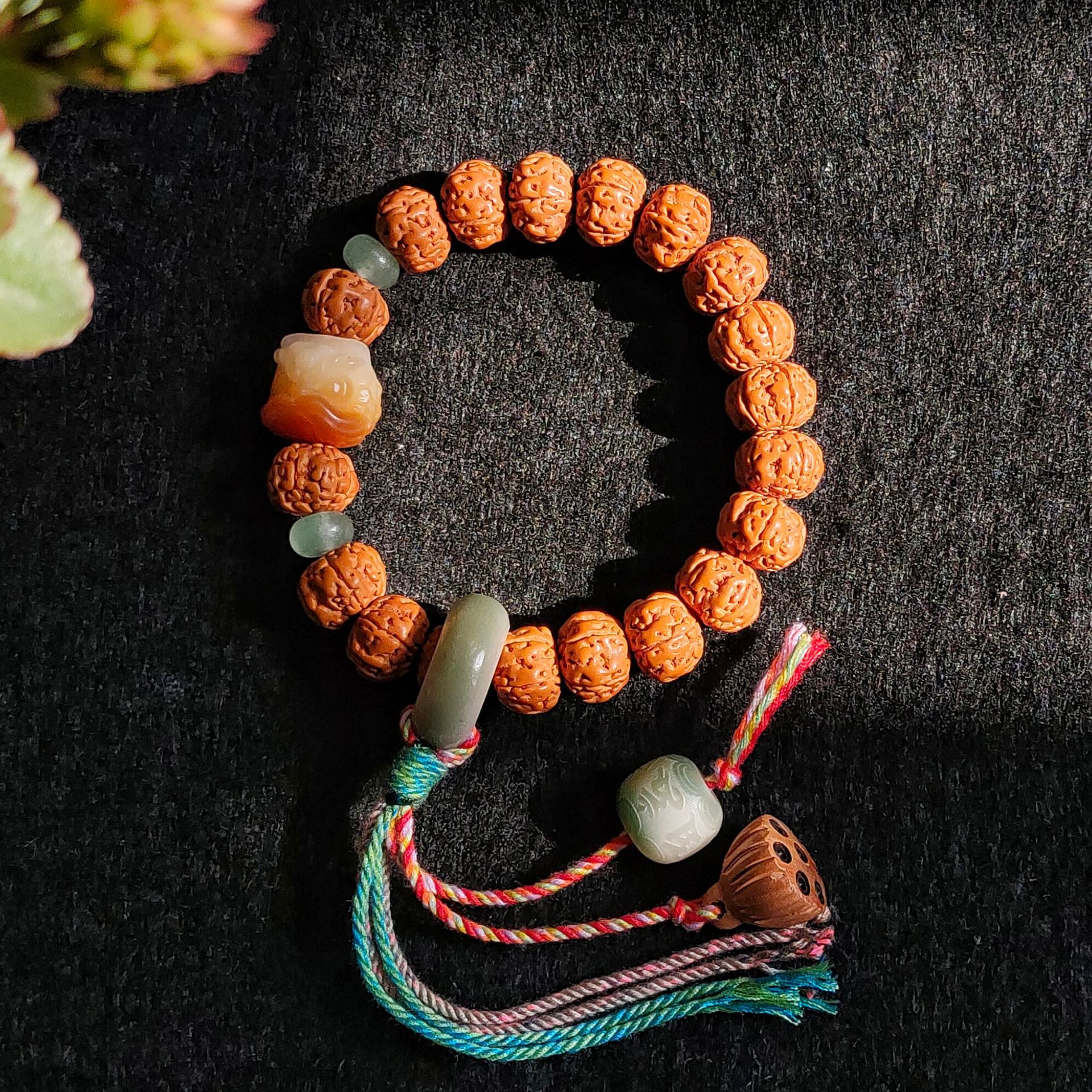 树王小金刚菩提手串搭菩提醒狮爆肉金刚菩提子男女款盘玩手持念珠详情3