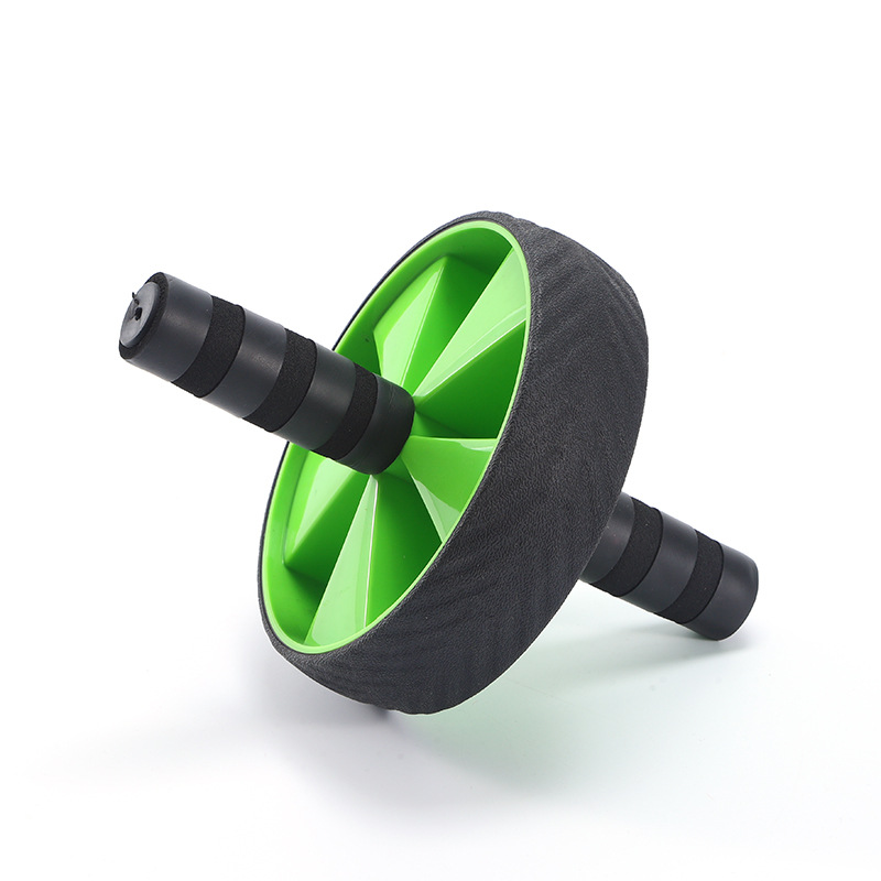 腹肌轮源头厂家单轮静音健腹轮腹部健身器材巨轮滚轮减腹彩盒包装详情3