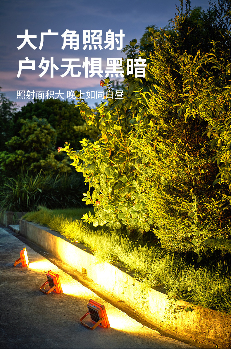 跨境太阳能蓝牙音箱大音量充电灯泡节能夜市地摊灯户外露营照明灯详情41