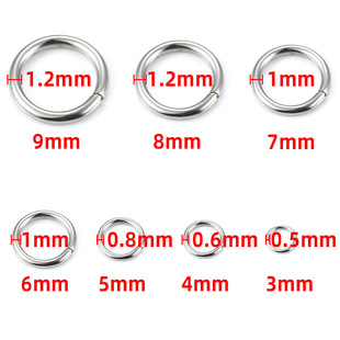 47 specifications of stainless steel open rings, closed rings, DIY jewelry accessories, bracelets, necklaces and connection rings are available for wholesale in stock pic 3