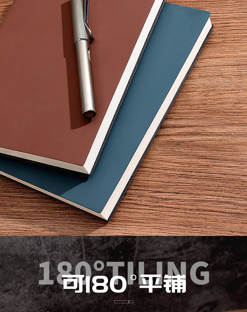 Thickened A5 notebook set custom logo business B5 meeting record book PU sheepskin notebook wholesale pic 21