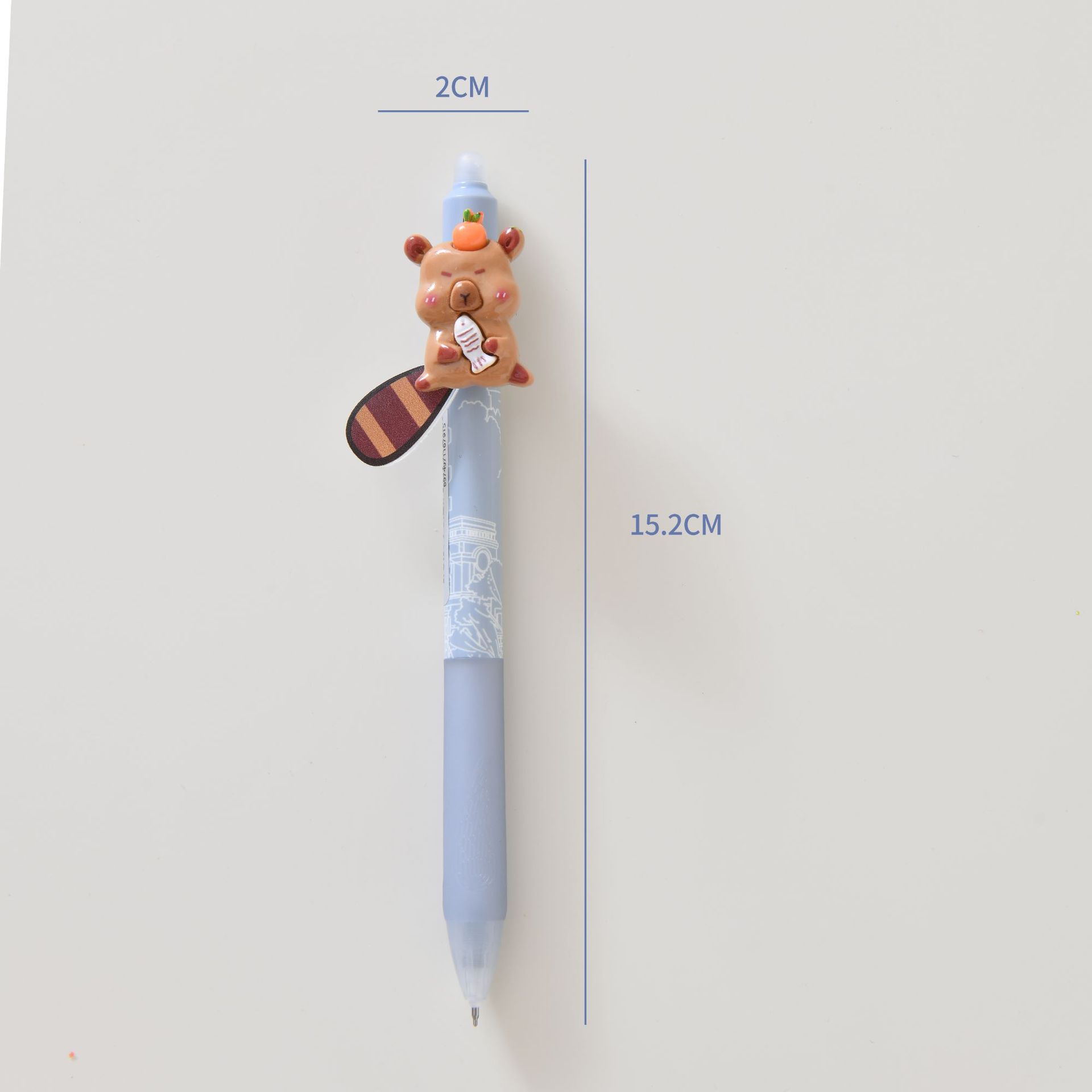 The new Capibala cute gel pen with a 0.5mm anti-slip grip is a stationery writing pen that can be used to erase questions pic 5