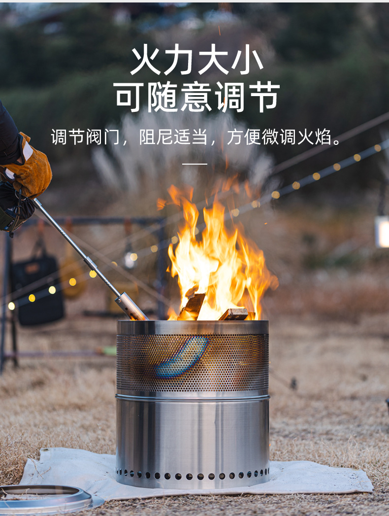 户外便携式可拆卸喷枪家用不锈钢烧猪毛烤火器露营烧烤点炭详情9