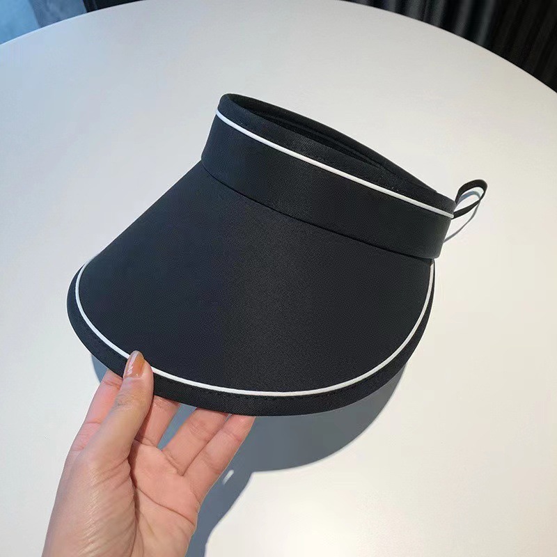 韩版uv空顶遮阳防晒帽子防紫外线大帽檐户外骑行防紫外线可折叠夏详情20