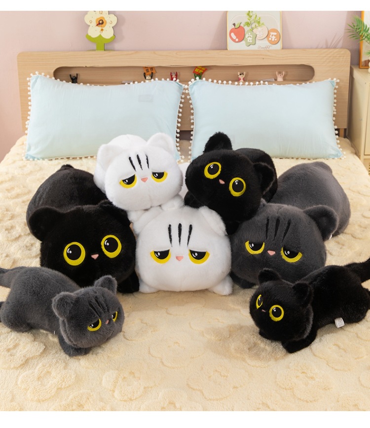 New style cat throw pillows, cute cat bedside seats, cushions, birthday gifts, decorative items, wholesale from the manufacturer pic 15