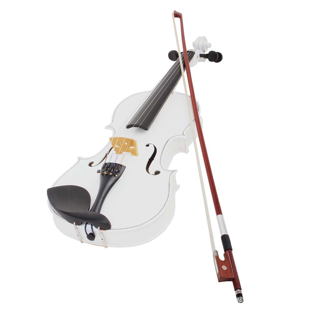 Factory direct sales of colored violins, wooden violins, beginners, adults and children practice solid wood violins (violin) pic 8