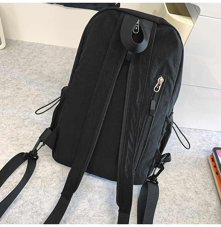 新款多功能防泼水双肩胸包男女轻便出游小背包男士户外登山斜挎包详情32