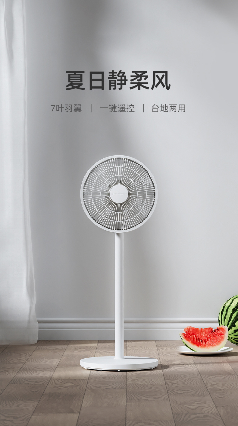长虹家用电风扇10寸台地两用多档遥控定时8m远距送风扇摇头落地扇详情4