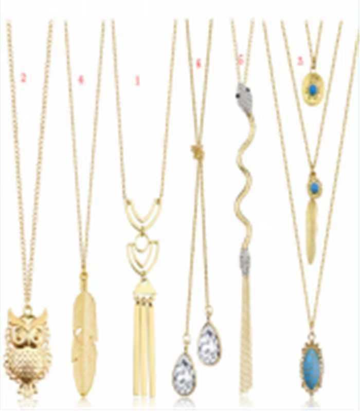 跨境热销毛衣链女高级感长项链欧美个性小众轻奢百搭秋冬饰品挂件详情14