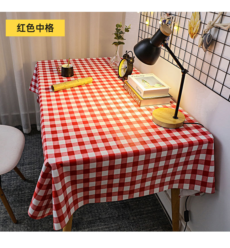 桌布防水防油免洗北欧ins网红学生书桌长方形餐桌台布茶几pvc桌垫详情14