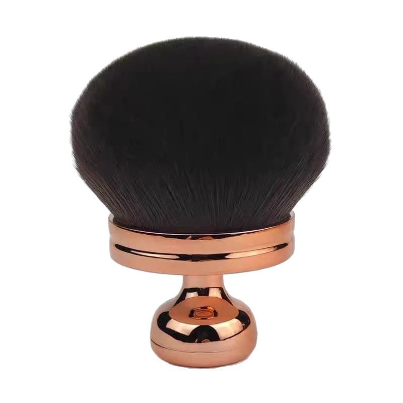 Cross-border foreign trade exclusive mushroom-shaped large loose powder brush, blush brush, super soft large seal body lotion and makeup brush pic 1