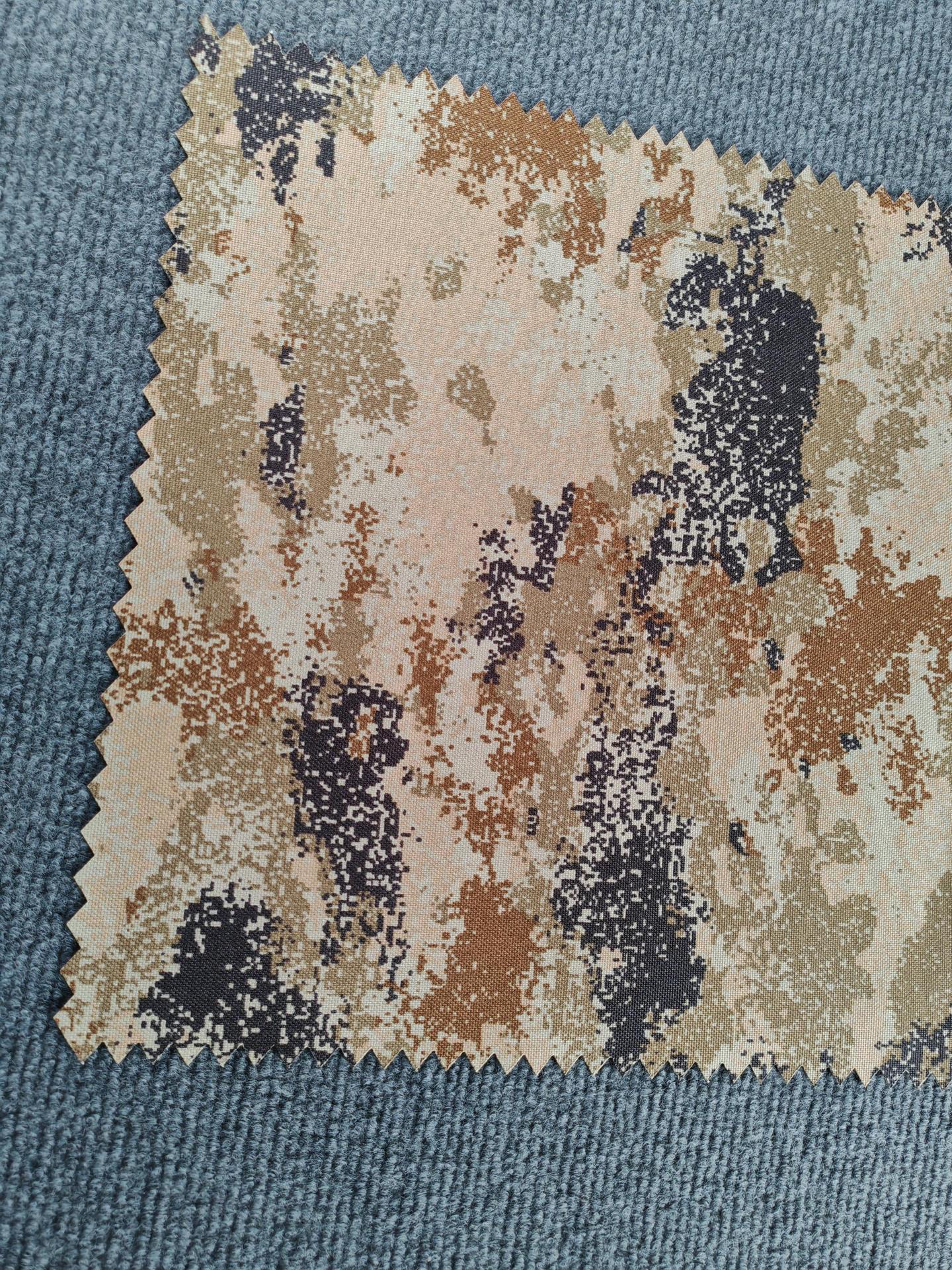 新款数码迷彩防水PU面料1000D涤纶高强丝仿尼龙可提拉牛津布详情8