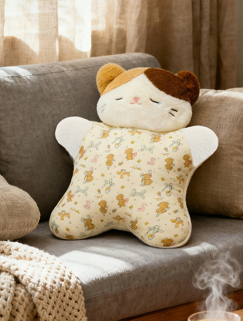 安抚动物玩偶超大捏捏可爱小羊毛绒玩具三花猫柔软抱枕送女生礼物详情15