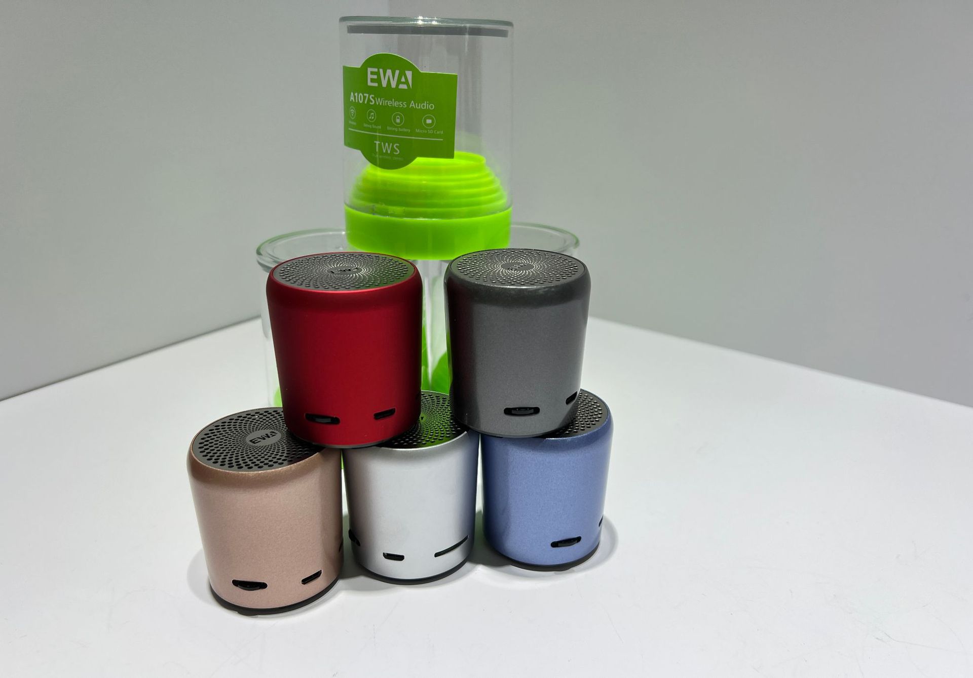 EWA-A107S Mini Outdoor portable TWS waterproof subwoofer Bluetooth speaker factory direct sales pic 23
