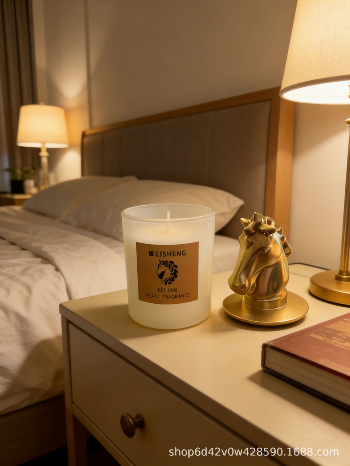 马年新年创意礼盒香薰蜡烛无火香薰高级香摆件香氛扩香套盒家用详情5