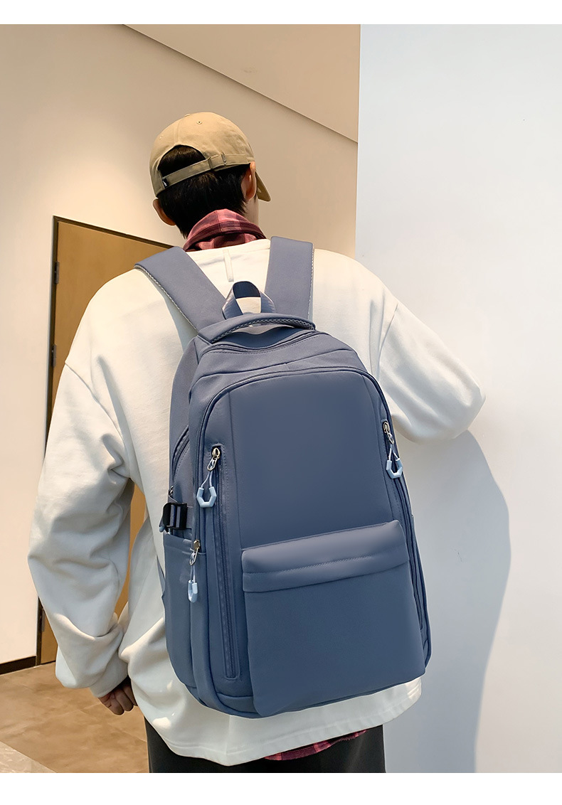 初高中小学生大容量书包可做logo印字批发补课培训班广告儿童书包详情11