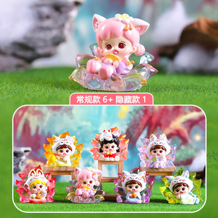 萌物趣多多水晶盲盒卧室装饰办公桌茶几摆件新款批发萌趣礼物详情12