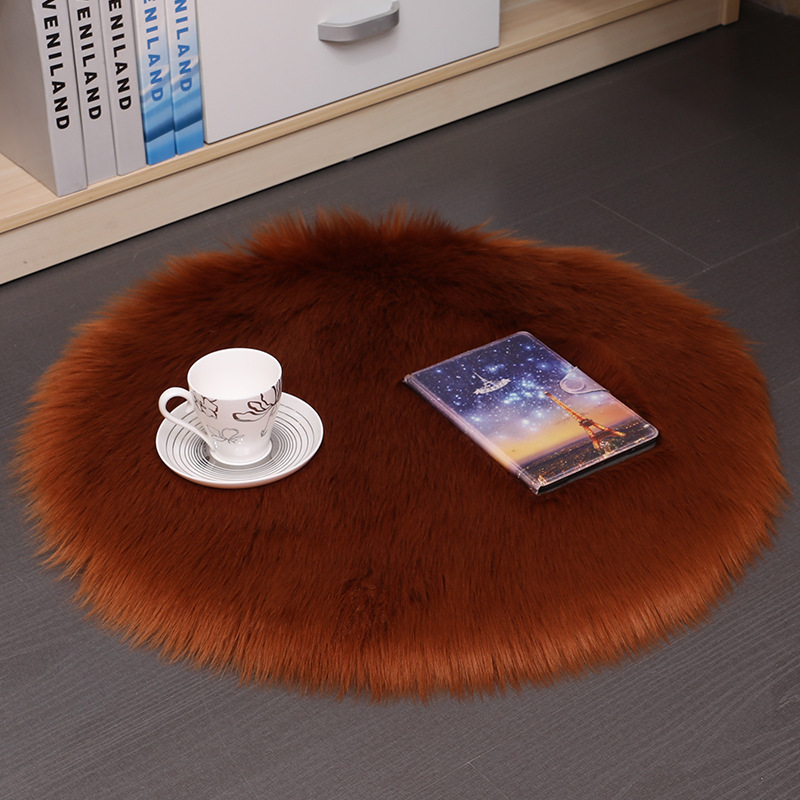 Cross-border factory direct sales and wholesale of imitation wool carpets, long plush, anti-slip, absorbent, comfortable and skin-friendly for living rooms and bedrooms pic 10