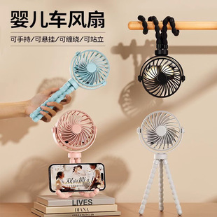 小风扇充电办公室桌面宿舍床头露营大风力静音便携夹子电风扇现货详情7