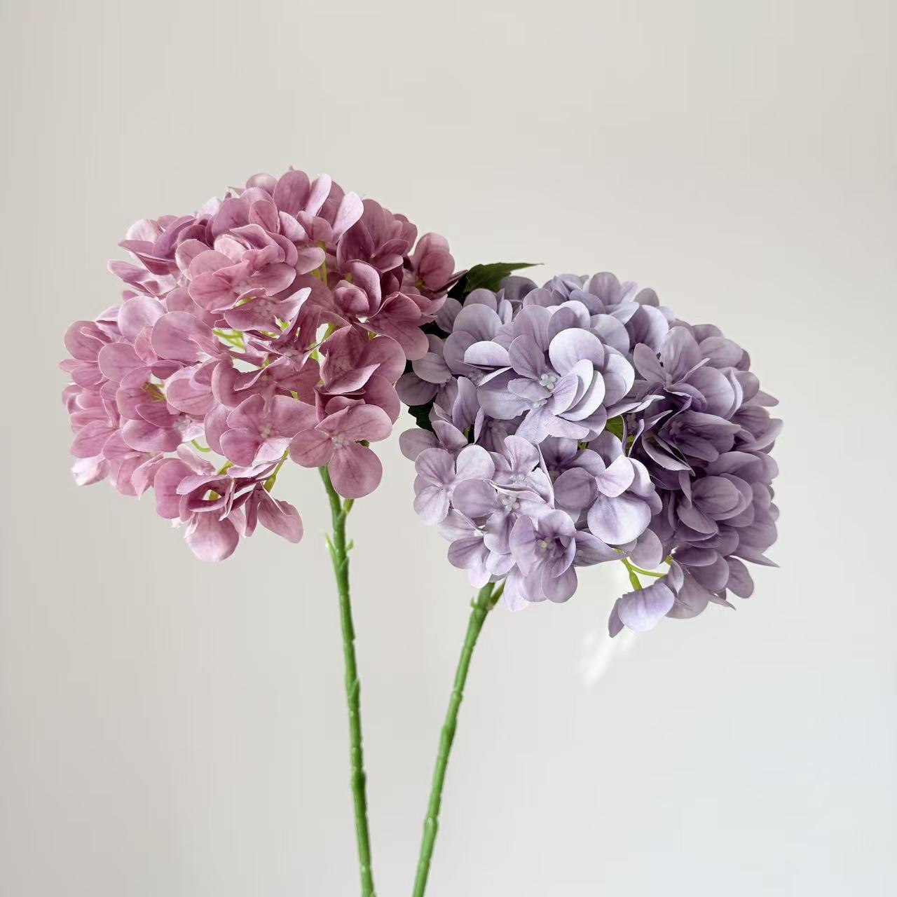 高端仿真绣球花婚庆婚礼布置家居客厅摆件插花装饰假花绣球仿真花详情7