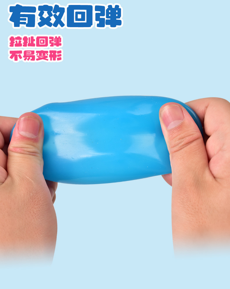 Wholesale of best-selling creative TPR educational wet soft block Tofu Kneading Fun Glow-in-the-dark ice Cube Kneading Fun stress-relieving toys pic 9